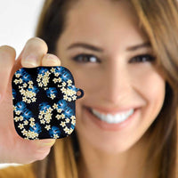 Blue Tropical Hawaii AirPods Case Seamless Monstera Plumeria Hawaiian Pattern LT14 - Polynesian Pride