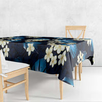 Blue Tropical Hawaii Tablecloth Seamless Monstera Plumeria Hawaiian Pattern LT14 - Polynesian Pride
