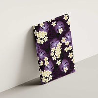 Purple Tropical Hawaii Canvas Wall Art Seamless Monstera Plumeria Hawaiian Pattern LT14 - Polynesian Pride