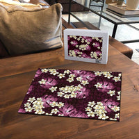Pink Tropical Hawaii Puzzle Seamless Monstera Plumeria Hawaiian Pattern LT14 - Polynesian Pride