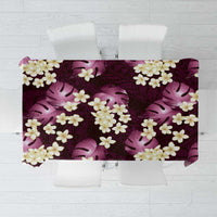 Pink Tropical Hawaii Tablecloth Seamless Monstera Plumeria Hawaiian Pattern LT14 Pink - Polynesian Pride