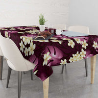 Pink Tropical Hawaii Tablecloth Seamless Monstera Plumeria Hawaiian Pattern LT14 - Polynesian Pride