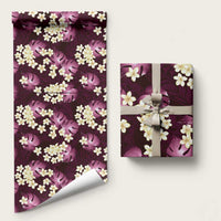 Pink Tropical Hawaii Wrapping Paper Seamless Monstera Plumeria Hawaiian Pattern LT14 58" × 23" Pink - Polynesian Pride