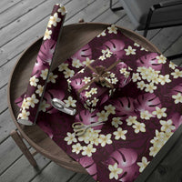 Pink Tropical Hawaii Wrapping Paper Seamless Monstera Plumeria Hawaiian Pattern LT14 - Polynesian Pride