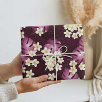 Pink Tropical Hawaii Wrapping Paper Seamless Monstera Plumeria Hawaiian Pattern LT14 - Polynesian Pride