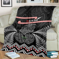 Aotearoa Toitu Te Tiriti Blanket Stand Together! Stand Stronger! - NZ Tiki LT14 - Polynesian Pride
