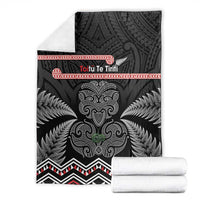 Aotearoa Toitu Te Tiriti Blanket Stand Together! Stand Stronger! - NZ Tiki LT14 - Polynesian Pride