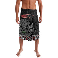 Aotearoa Toitu Te Tiriti Lavalava Stand Together! Stand Stronger! - NZ Tiki LT14 Black - Polynesian Pride