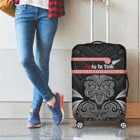 Aotearoa Toitu Te Tiriti Luggage Cover Stand Together! Stand Stronger! - NZ Tiki