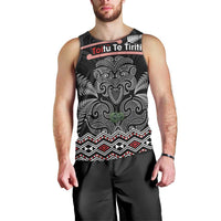 Aotearoa Toitu Te Tiriti Men Tank Top Stand Together! Stand Stronger! - NZ Tiki LT14 - Polynesian Pride