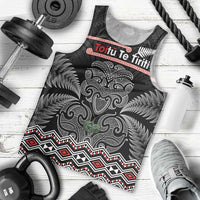 Aotearoa Toitu Te Tiriti Men Tank Top Stand Together! Stand Stronger! - NZ Tiki LT14 - Polynesian Pride