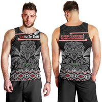 Aotearoa Toitu Te Tiriti Men Tank Top Stand Together! Stand Stronger! - NZ Tiki LT14 - Polynesian Pride