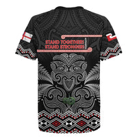 Aotearoa Toitu Te Tiriti Rugby Jersey Stand Together! Stand Stronger! - NZ Tiki LT14 - Polynesian Pride