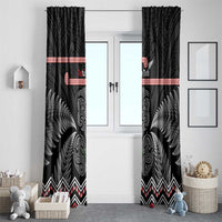 Aotearoa Toitu Te Tiriti Window Curtain Stand Together! Stand Stronger! - NZ Tiki LT14 - Polynesian Pride