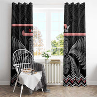 Aotearoa Toitu Te Tiriti Window Curtain Stand Together! Stand Stronger! - NZ Tiki LT14 - Polynesian Pride