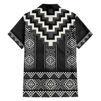 Black Taniko Aotearoa Hawaiian Shirt Niho Taniwha Mix Poutama LT14 - Polynesian Pride