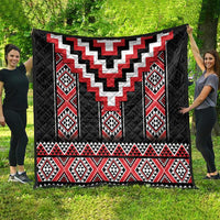 Red Taniko Aotearoa Quilt Niho Taniwha Mix Poutama LT14