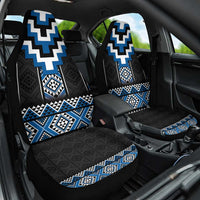 Blue Taniko Aotearoa Car Seat Cover Niho Taniwha Mix Poutama LT14
