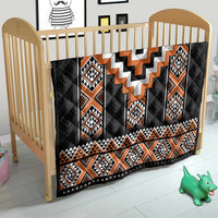 Orange Taniko Pattern Aotearoa Quilt Niho Taniwha Mix Poutama