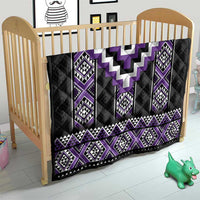 Purple Taniko Pattern Aotearoa Quilt Niho Taniwha Mix Poutama