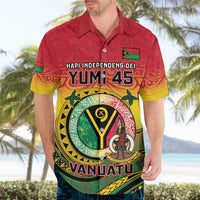 Personalised Vanuatu Hawaiian Shirt Yumi 45th Hapi Independens Dei - Reggae Version LT14 - Polynesian Pride