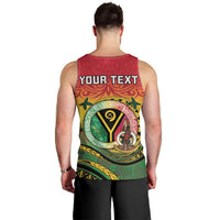 Personalised Vanuatu Men Tank Top Yumi 45th Hapi Independens Dei - Reggae Version LT14 - Polynesian Pride