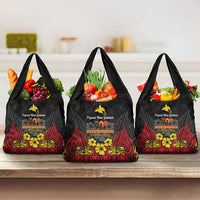 Papua New Guinea Independence Day Grocery Bag PNG Bird of Paradise 50th Anniversary LT14