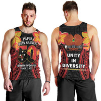Papua New Guinea Independence Day Men Tank Top PNG Since 1975 LT14 - Polynesian Pride