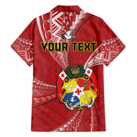 Personalised Tonga Independence Day Hawaiian Shirt Happy 54th Independence Anniversary Ngatu Pattern LT14 - Polynesian Pride