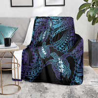 Polynesia Sea Turtle Day Blanket Tribal Honu Plumeria Polynesian Pattern LT14 - Polynesian Pride