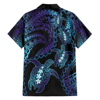 Polynesia Sea Turtle Day Family Matching Puletasi and Hawaiian Shirt Tribal Honu Plumeria Polynesian Pattern