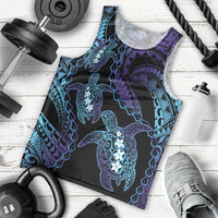 Polynesia Sea Turtle Day Men Tank Top Tribal Honu Plumeria Polynesian Pattern LT14 - Polynesian Pride