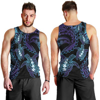 Polynesia Sea Turtle Day Men Tank Top Tribal Honu Plumeria Polynesian Pattern LT14 - Polynesian Pride