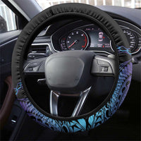 Polynesia Sea Turtle Day Steering Wheel Cover Tribal Honu Plumeria Polynesian Pattern LT14 - Polynesian Pride