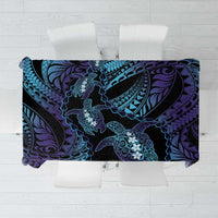 Polynesia Sea Turtle Day Tablecloth Tribal Honu Plumeria Polynesian Pattern LT14 Purple - Polynesian Pride