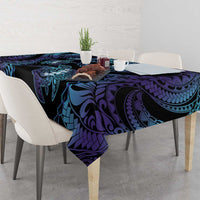 Polynesia Sea Turtle Day Tablecloth Tribal Honu Plumeria Polynesian Pattern LT14 - Polynesian Pride