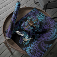 Polynesia Sea Turtle Day Wrapping Paper Tribal Honu Plumeria Polynesian Pattern LT14 - Polynesian Pride