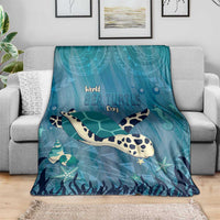 World Sea Turtle Day Polynesia Blanket Go With The Flow LT14 - Polynesian Pride