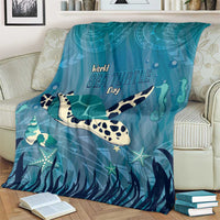 World Sea Turtle Day Polynesia Blanket Go With The Flow LT14 - Polynesian Pride