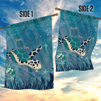 World Sea Turtle Day Polynesia Garden Flag Go With The Flow