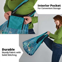 World Sea Turtle Day Polynesia Grocery Bag Go With The Flow