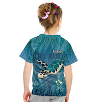World Sea Turtle Day Polynesia Kid T Shirt Go With The Flow LT14 - Polynesian Pride