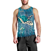World Sea Turtle Day Polynesia Men Tank Top Go With The Flow LT14 - Polynesian Pride