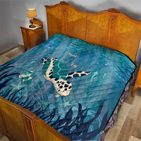 World Sea Turtle Day Polynesia Quilt Go With The Flow