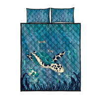 World Sea Turtle Day Polynesia Quilt Bed Set Go With The Flow LT14 - Polynesian Pride