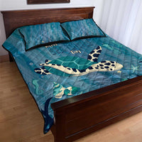 World Sea Turtle Day Polynesia Quilt Bed Set Go With The Flow LT14 - Polynesian Pride
