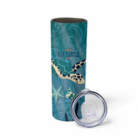 World Sea Turtle Day Polynesia Skinny Tumbler Go With The Flow