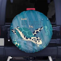 World Sea Turtle Day Polynesia Spare Tire Cover Go With The Flow