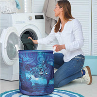 Kuri New Zealand Matariki Laundry Basket Aotearoa Dog Waka Maori New Year Galaxy Vibes