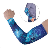 Kuri New Zealand Matariki Arm Sleeves Aotearoa Dog Waka Maori New Year Galaxy Vibes